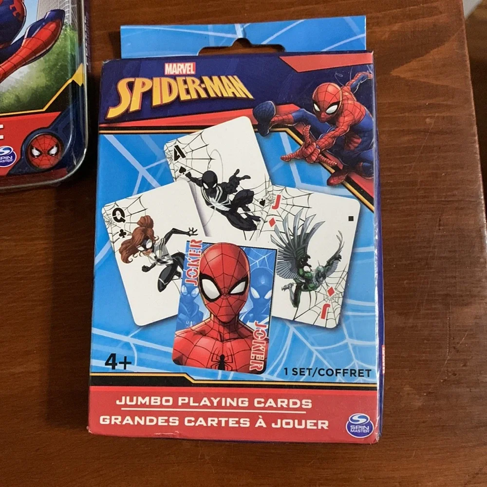 Marvel Spider-Man Puzzle and Jumbo Playing Cards Set